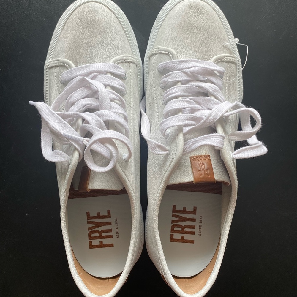 Brand New Frye White leather sneakers